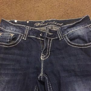 Wired heart jeans